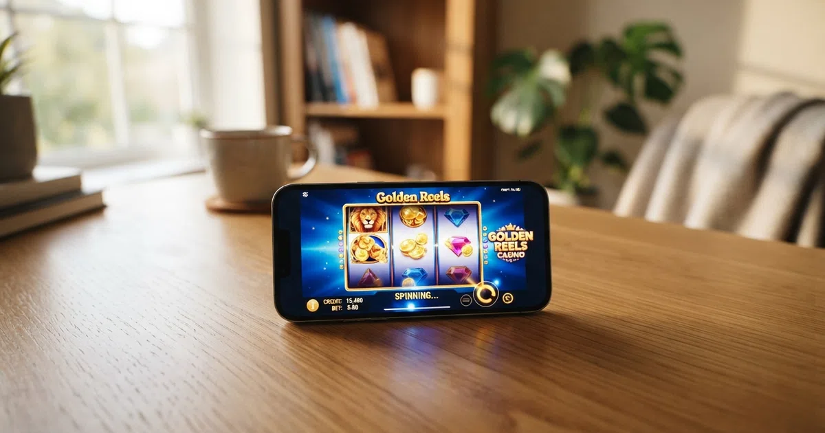 Een illustratie van een online casino-interface met een doorgestreepte cashback-knop en het Ksa-logo zichtbaar in beeld