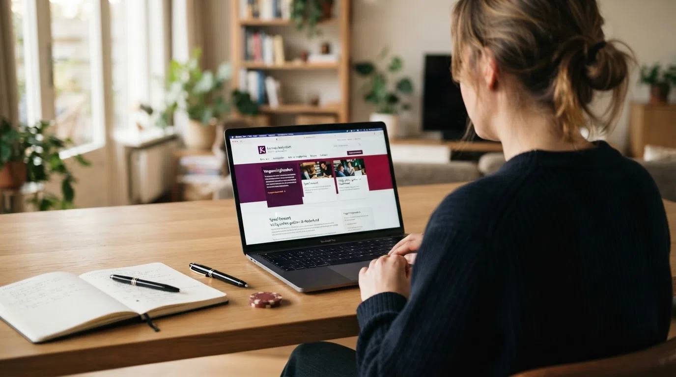 De homepage van de Kansspelautoriteit met informatie over vergunningen en toezicht op online kansspelen