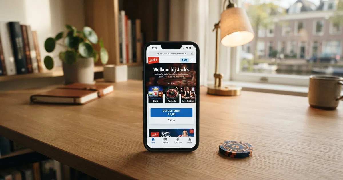 Een laptopscherm met een Nederlands online casino en de betaalpagina waarop iDEAL en Klarna Sofort zichtbaar zijn, zonder optie voor achteraf betalen