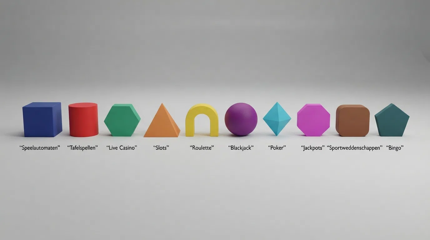 Een vergelijkingstabel met de logo's van de tien besproken buitenlandse casino's, gerangschikt op bonus, spelaanbod en licentie