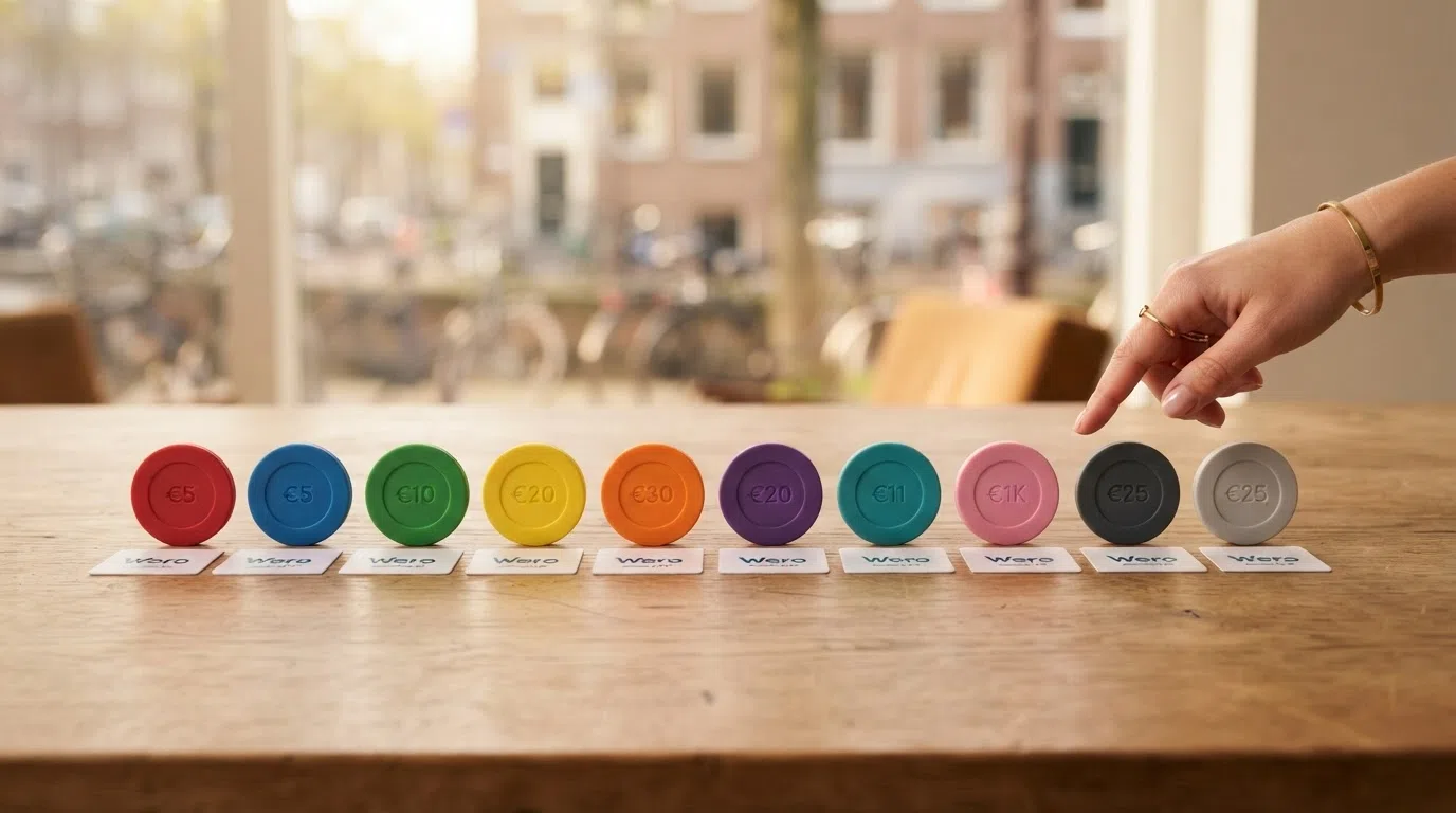 Een overzichtelijke rij van tien Nederlandse casino-logo's met het iDEAL
